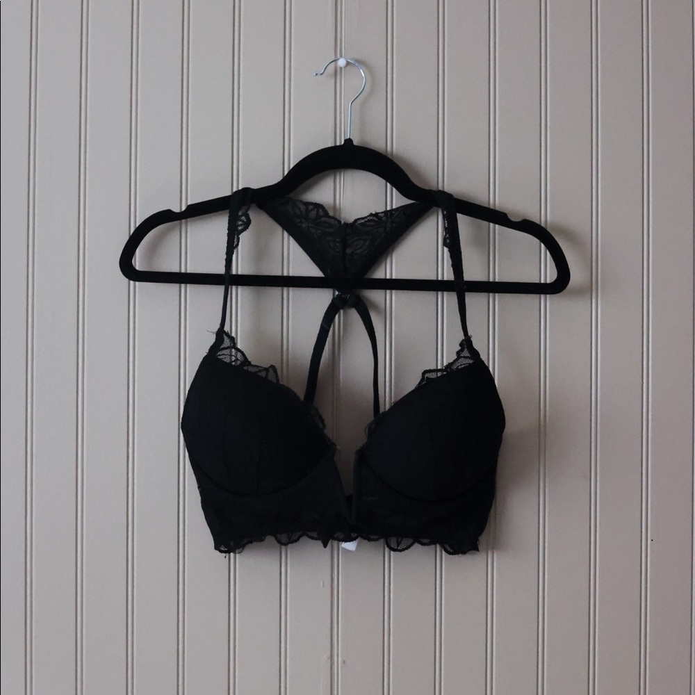 Black Bra, Pink by Victoria’s Secret, Size L